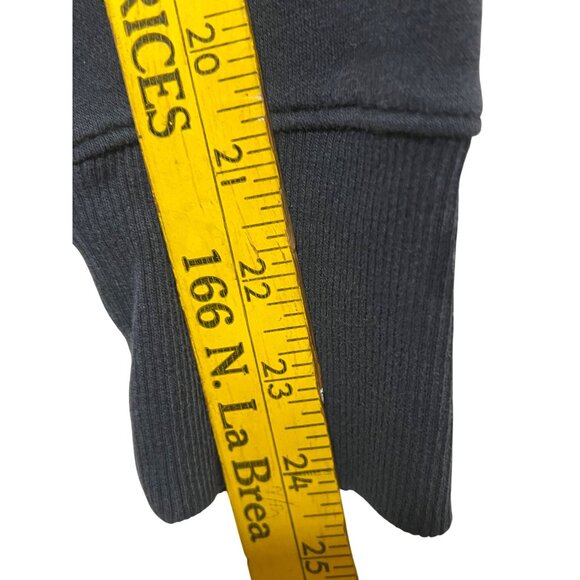 Under Armour Navy Blue Loose Fit Hoodie Sweatshirt Womens Medium Logo Spell Out - Picture 13 of 13